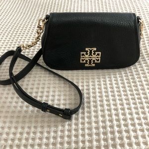 Tory Burch Black Leather Crossbody Bag